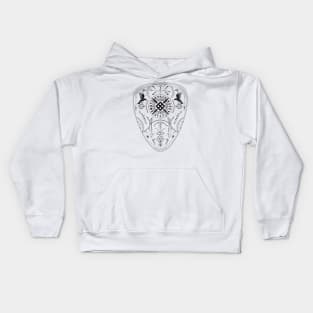 Twin Ravens of Odin | Norse Pagan Symbol Kids Hoodie